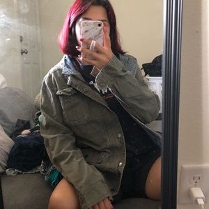 Army greet utility jacket